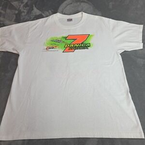danica patrick shirt  Nascar‎ Y2K Front Back Print Men's XL